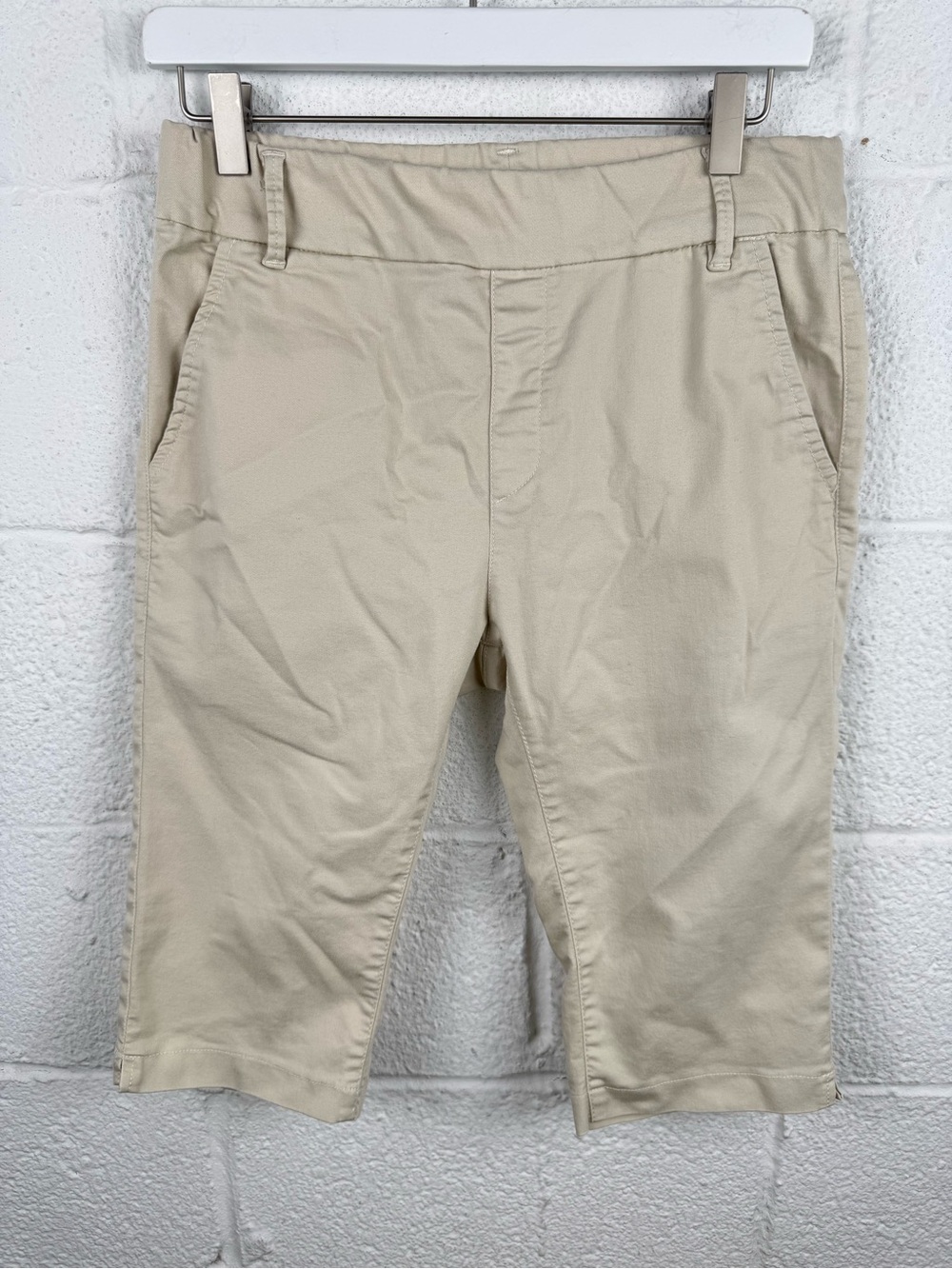 Flog Beige Stretch Bermuda Shorts – Size 29